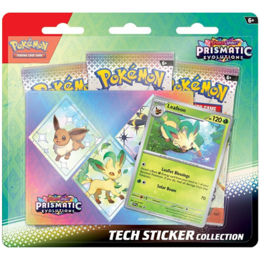 Prismatic Evolutions Tech Blister Pokemon TCG Scarlet & Violet Set of 3 (Max 1 Set Per Customer)