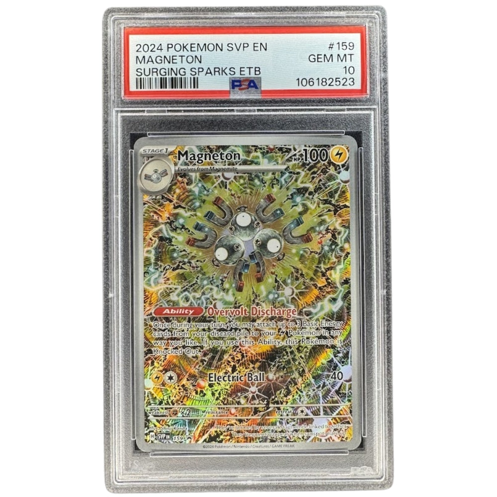 PSA 10 Magneton SVP 159 Surging Sparks Front.