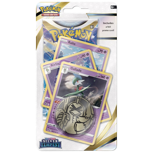 Pokemon Silver Tempest Premium Checklane Blister Gallade.