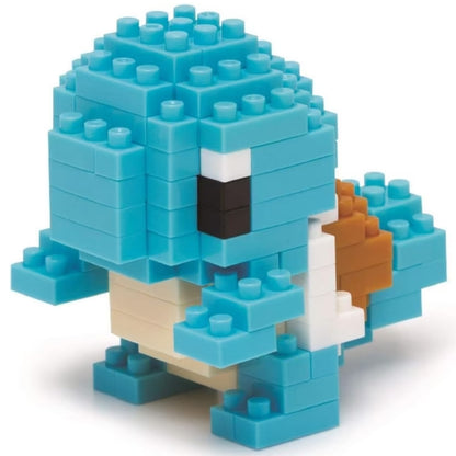Squirtle Nanoblock Pokémon building set assembled figure.