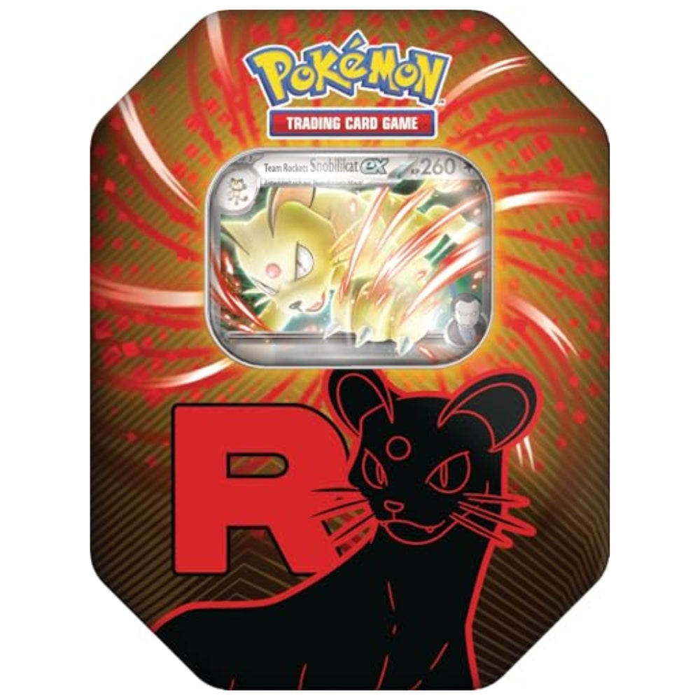Pokémon Team Rocket tin Team Rocket’s Persian ex sealed.