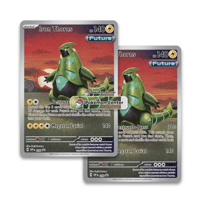 Scarlet & Violet Temporal Forces Pokémon Center Elite Trainer Box Iron Thorns Promo Cards.