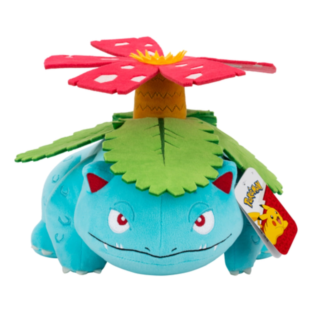 Official Pokemon Venusaur 30cm soft plush toy.