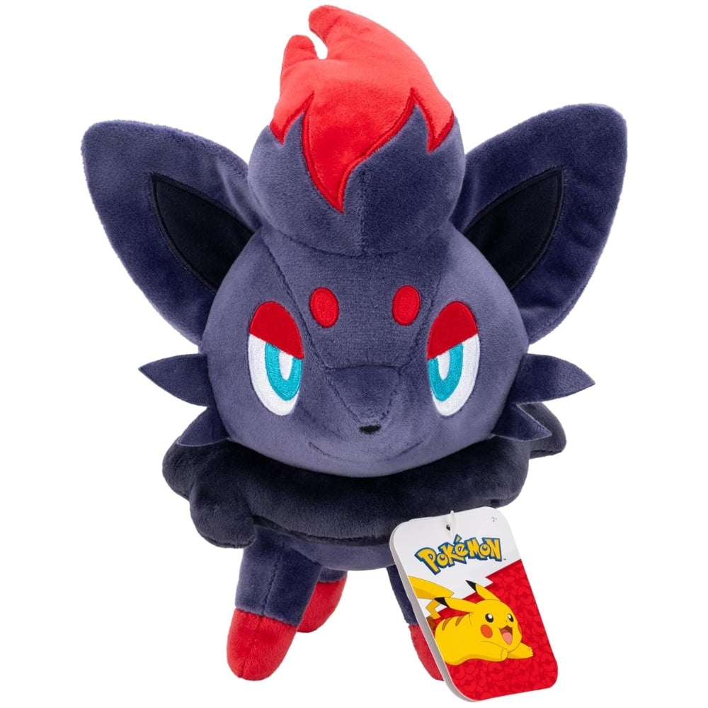 Pokémon Zorua plush 8 inch soft toy.