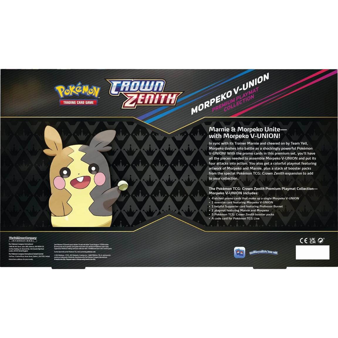 Crown Zenith Morpeko VUNION Playmat Collection | Marley Collects Marley Collect's Ltd Crown Zenith Morpeko VUNION Playmat Collection | Marley Collects Marley Collect's Ltd
